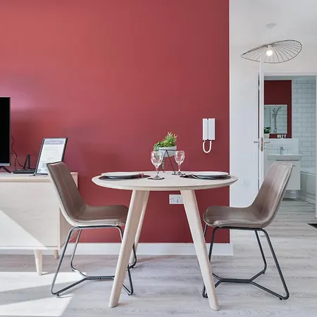 Stayzeni, Hardwick House Derby Smart 1 Bed Flat Exterior foto