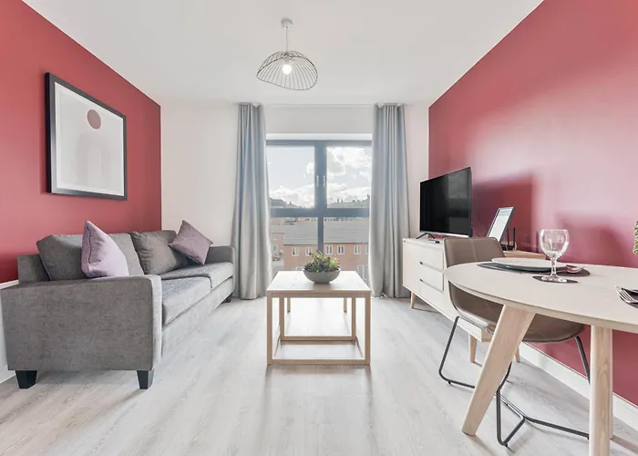 Stayzeni, Hardwick House Derby Smart 1 Bed Flat