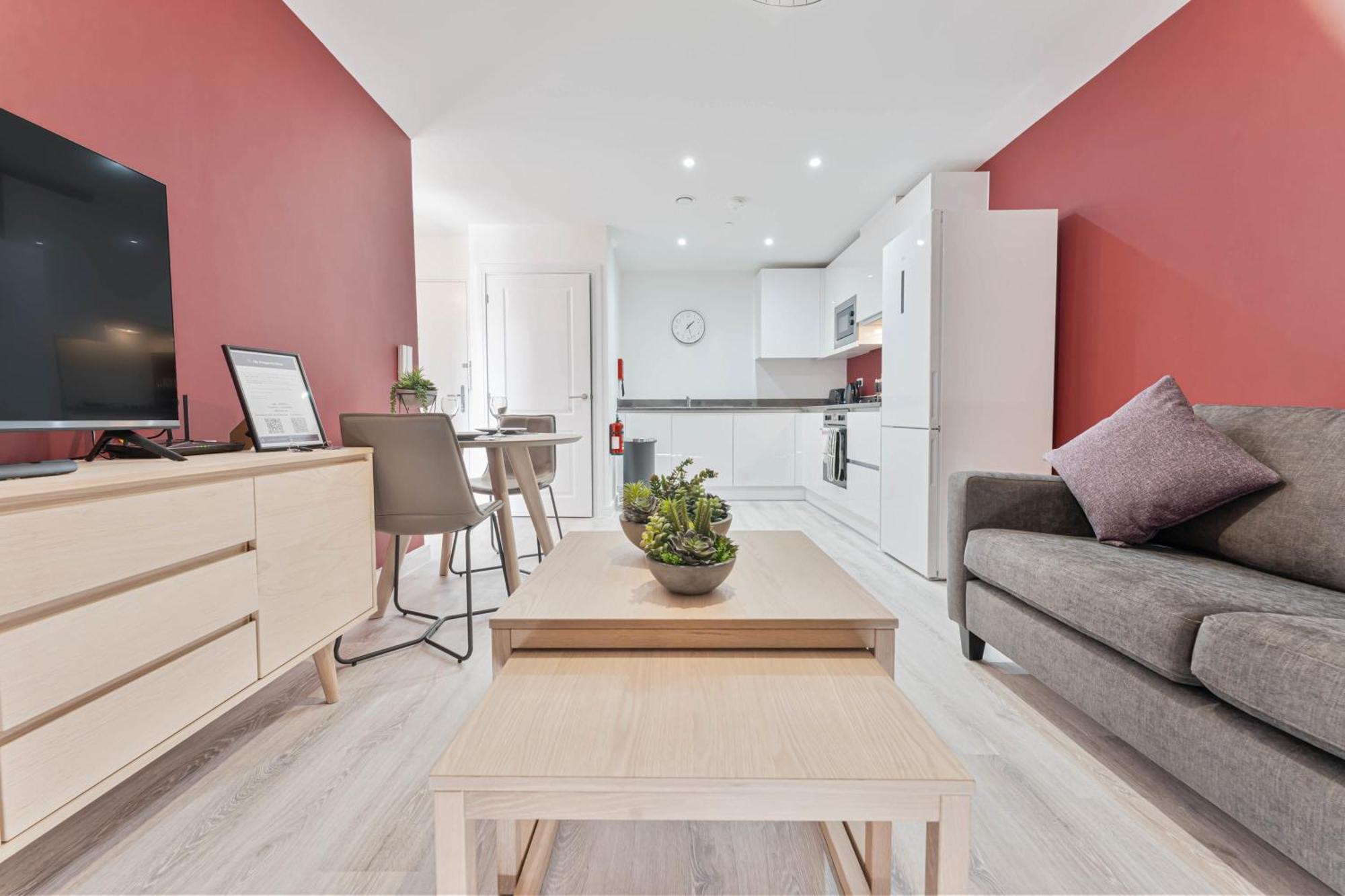 Stayzeni, Hardwick House Smart 1 Bed Flat Apartment *